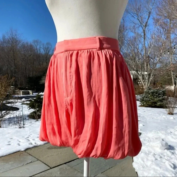 Free People Celia Set Long Sleeve Bubble Shorts in Coral Pink XS - Picture 10 of 11